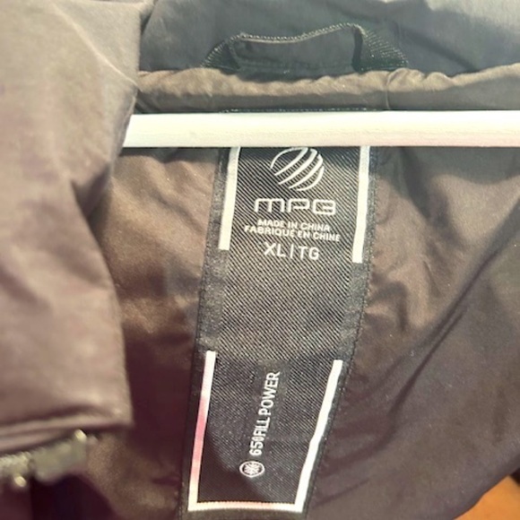 MPG Woman's Black 650 Fill Down  Winter Relaxed Fit Minimalist Jacket Size XL - Picture 3 of 7